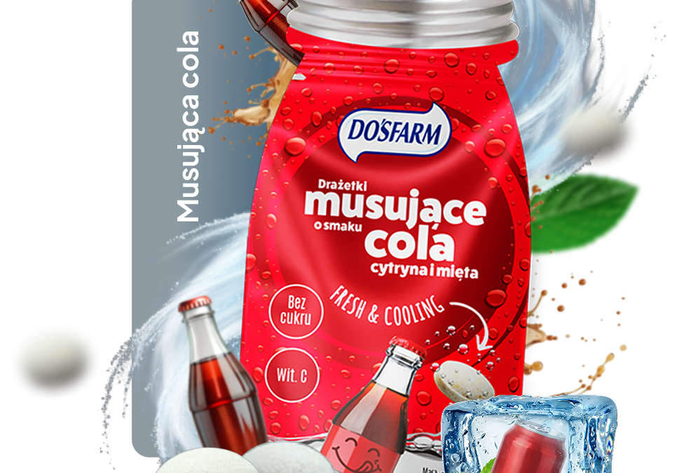 O smaku musującej coli, cytryny i mięty