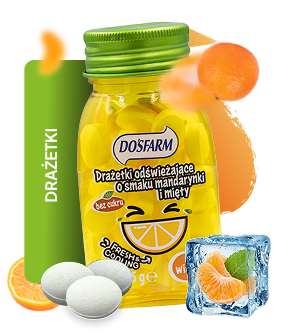 Drażetki odświeżające Dosfarm w buteleczce 45g